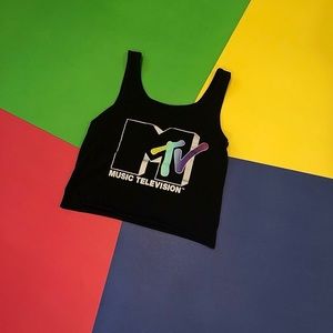 MTV CROP TOP TANK TOP SMALL